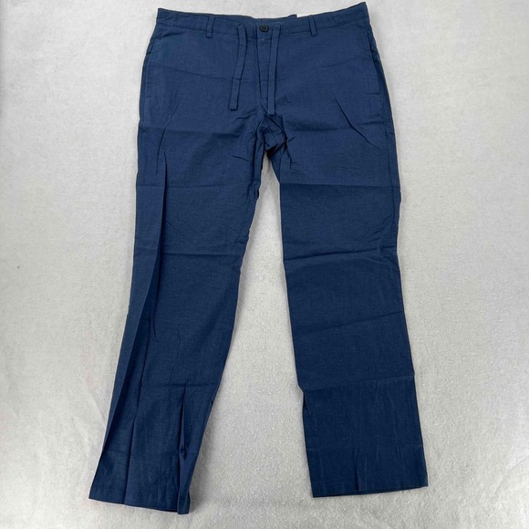NWT INC International Concepts Men's Blue Slim Fit Dress Pants Size 34x31
